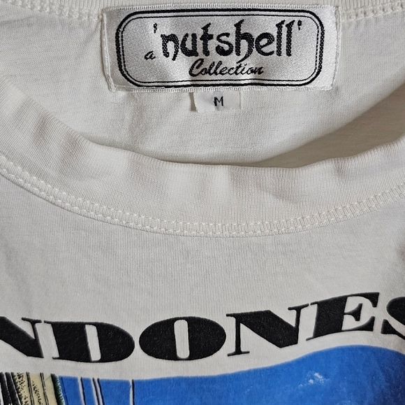 Vintage Indonesia The Tropical Paradise Rainforest Nature T-shirt women's medium - Picture 4 of 8